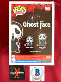 SCREAM_7_062 - Ghost Face 1607 Scream Funko Pop! Autographed By Anna Camp & Kraig Dane