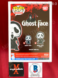 SCREAM_7_066 - Ghost Face 1607 Scream Funko Pop! Autographed By Anna Camp & Kraig Dane