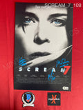 SCREAM_7_108 - 11x17 Scream 7 Photo Autographed By Matthew Lillard, Ethan Embry & Kraig Dane