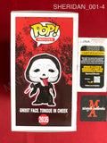 SHERIDAN_001 - Ghost Face 2035 Tongue In Cheek Funko Pop! Autographed By Dave Sheridan