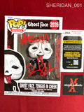 SHERIDAN_001 - Ghost Face 2035 Tongue In Cheek Funko Pop! Autographed By Dave Sheridan