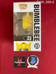 SHIA_030 - Transformers 23 Bumblebee Funko Pop! Autographed By Shia LaBeouf
