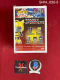 SHIA_032 - Transformers 23 Bumblebee Funko Pop! Autographed By Shia LaBeouf