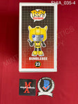 SHIA_035 - Transformers 23 Bumblebee Funko Pop! Autographed By Shia LaBeouf