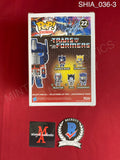 SHIA_036 - Transformers 22 Optimus Prime Funko Pop! Autographed By Shia LaBeouf