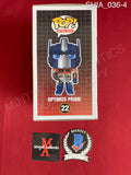 SHIA_036 - Transformers 22 Optimus Prime Funko Pop! Autographed By Shia LaBeouf