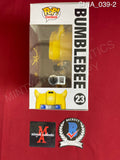 SHIA_039 - Transformers 23 Bumblebee Funko Pop! Autographed By Shia LaBeouf