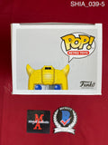 SHIA_039 - Transformers 23 Bumblebee Funko Pop! Autographed By Shia LaBeouf