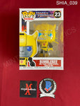SHIA_039 - Transformers 23 Bumblebee Funko Pop! Autographed By Shia LaBeouf