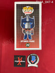 SHIA_047 - Transformers 22 Optimus Prime Funko Pop! Autographed By Shia LaBeouf