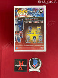 SHIA_049 - Transformers 22 Optimus Prime Funko Pop! Autographed By Shia LaBeouf