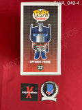 SHIA_049 - Transformers 22 Optimus Prime Funko Pop! Autographed By Shia LaBeouf