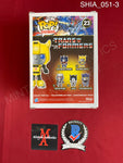 SHIA_051 - Transformers 23 Bumblebee Funko Pop! Autographed By Shia LaBeouf