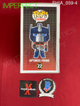 SHIA_059 - Transformers 22 Optimus Prime Funko Pop! (IMPERFECT) Autographed By Shia LaBeouf