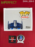 SHIA_059 - Transformers 22 Optimus Prime Funko Pop! (IMPERFECT) Autographed By Shia LaBeouf