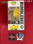 SHIA_060 - Transformers 23 Bumblebee Funko Pop! (IMPERFECT) Autographed By Shia LaBeouf
