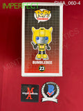 SHIA_060 - Transformers 23 Bumblebee Funko Pop! (IMPERFECT) Autographed By Shia LaBeouf