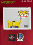 SHIA_061 - Transformers 23 Bumblebee Funko Pop! (IMPERFECT) Autographed By Shia LaBeouf