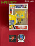 SHIA_061 - Transformers 23 Bumblebee Funko Pop! (IMPERFECT) Autographed By Shia LaBeouf