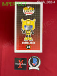 SHIA_062 - Transformers 23 Bumblebee Funko Pop! (IMPERFECT) Autographed By Shia LaBeouf