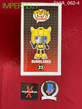 SHIA_062 - Transformers 23 Bumblebee Funko Pop! (IMPERFECT) Autographed By Shia LaBeouf