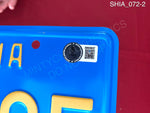 SHIA_072 - Transformers Bumblebee 489 PCE License Plate Autographed By Shia LaBeouf
