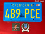 SHIA_088 - Transformers Bumblebee 489 PCE License Plate Autographed By Shia LaBeouf