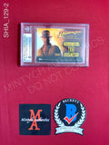 SHIA_129 - 2008 Topps Indiana Jones & The Kingdom Of The Crystal Skull Slabbed Trading Card Autographed By Shia LaBeouf