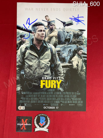 SHIA_600 - 11x17 Photo Autographed By Shia LaBeouf & Jon Bernthal