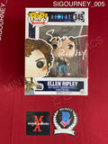 SIGOURNEY_005 - Alien 345 Ellen Ripley Funko Pop! Autographed By Sigourney Weaver