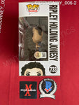 SIGOURNEY_006 - Alien 733 Ripley Holding Jonesy Funko Pop! Autographed By Sigourney Weaver