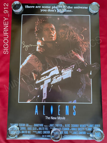 SIGOURNEY_912 - 24x36 Reproduction Poster Autographed By Sigourney Weaver