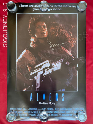 SIGOURNEY_915 - 24x36 Reproduction Poster Autographed By Sigourney Weaver