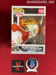 SKARSGARD_026 - It Chapter Two 780 Pennywise With Balloon Funko Pop! Autographed By Bill Skarsgard