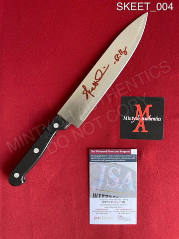 SKEET_004 - Real 8" Steel Knife Autographed By Skeet Ulrich
