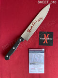 SKEET_010 - Real 8" Steel Knife Autographed By Skeet Ulrich