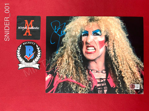 SNIDER_001 - 8x10 Photo Autographed By Dee Snider