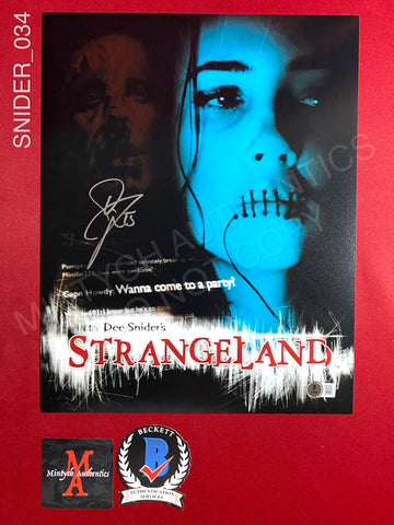 SNIDER_034 - 11x14 Photo Autographed By Dee Snider