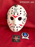 SPENCER_004 - Ghost Face Fun World Ice Nine Kills Mask Autographed By Spencer Charnas