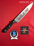 SPENCER_020 - Real 8" Steel Knife Autographed By Spencer Charnas