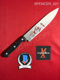 SPENCER_021 - Real 8" Steel Knife Autographed By Spencer Charnas