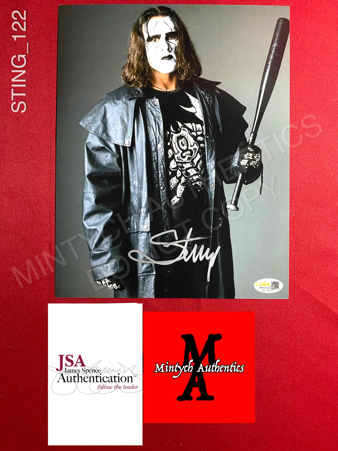 Sting WWE Autographed Collectibles – Mintych Authentics