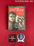 SUTHERLAND_030 - The Lost Boys DVD Autographed By Kiefer Sutherland