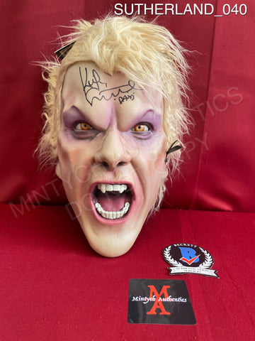 SUTHERLAND_040 - The Lost Boys David Trick Or Treat Studios Mask Autographed By Kiefer Sutherland