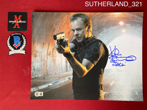 SUTHERLAND_321 - 11x14 Photo Autographed By Kiefer Sutherland