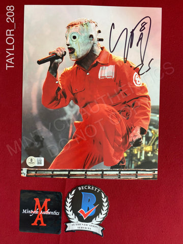 TAYLOR_208 - 8x10 Photo Autographed By Corey Taylor