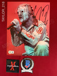 TAYLOR_218 - 8x10 Photo Autographed By Corey Taylor