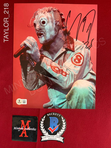 TAYLOR_218 - 8x10 Photo Autographed By Corey Taylor