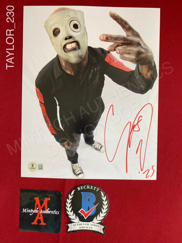 TAYLOR_230 - 8x10 Photo Autographed By Corey Taylor