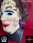 TCM_038 - Leatherface Trick or Treat Studios Mask Autographed By (6) Teri McMinn, Ed Neal, Allen Danzinger, William Vail, John Dugan, Ed Guinn